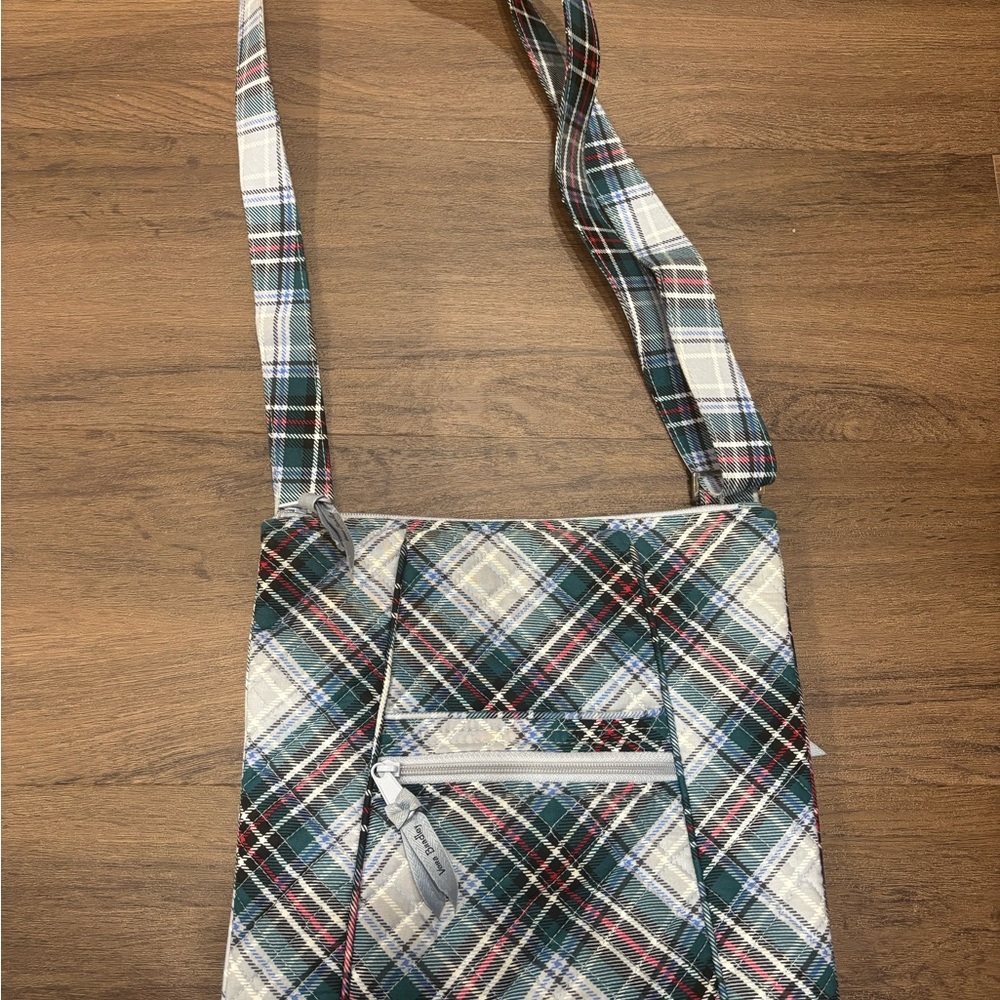 Vera Bradley snowy plaid crossbody bag